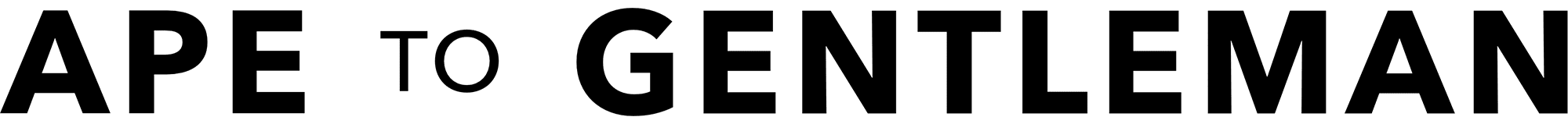 Ape to Gentleman logo