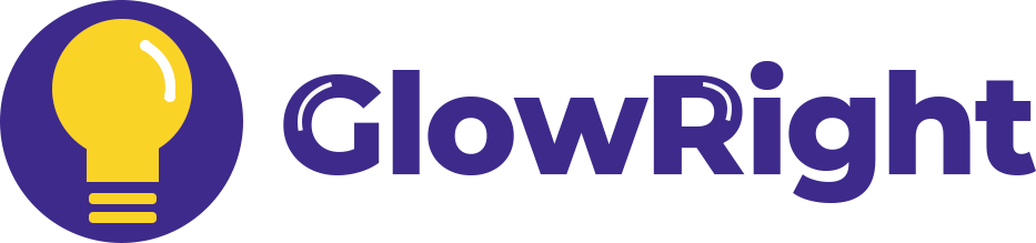 GlowRight logo