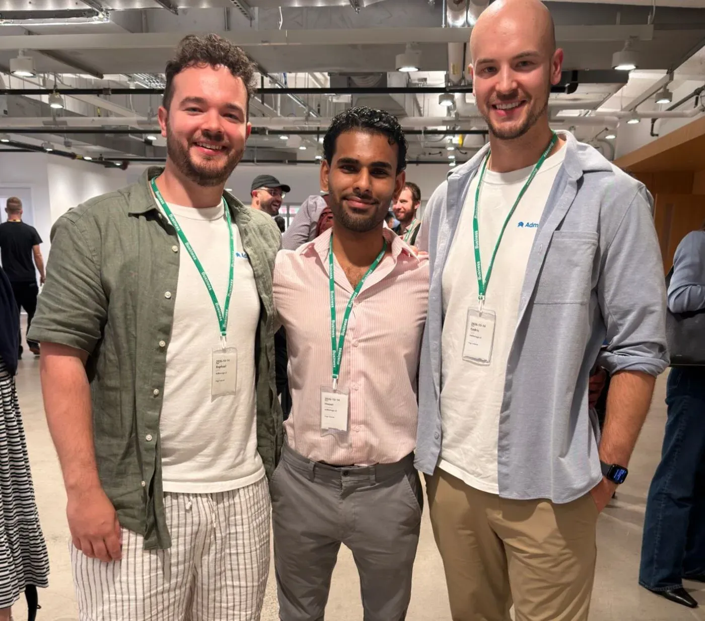 With Raphael and Hassan at Meta in New York.