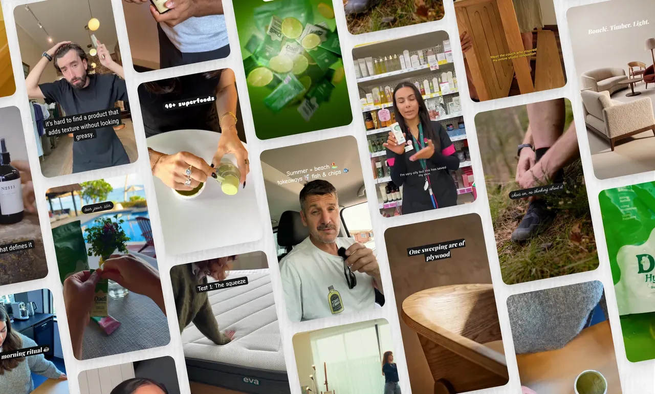 Examples of video recuts presented on Cuttable's official product website, including creator, product demonstration and lifestyle clips